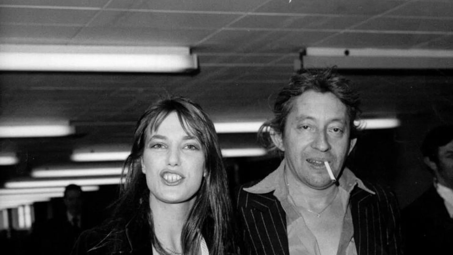 La actriz Jane Birkin y Serge Gainsbourg