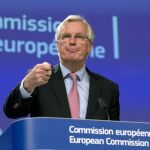 Rueda de prensa de Michel Barnier.