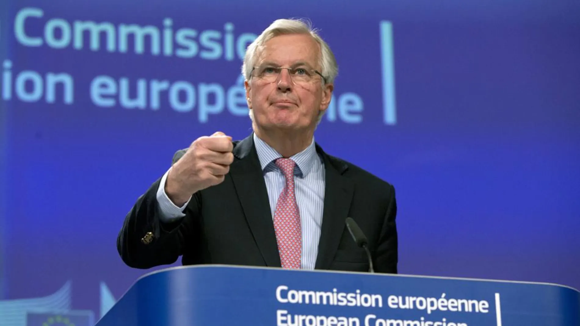 Rueda de prensa de Michel Barnier.