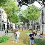 Una imagen virtual de la futura Gran de Sant Andreu tras la reforma