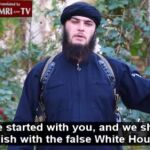 Fotograma del vídeo del Estado Islámico en el que amenaza a la Casa Blanca