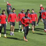 Entrenamiento de la plantilla blanquiazul
