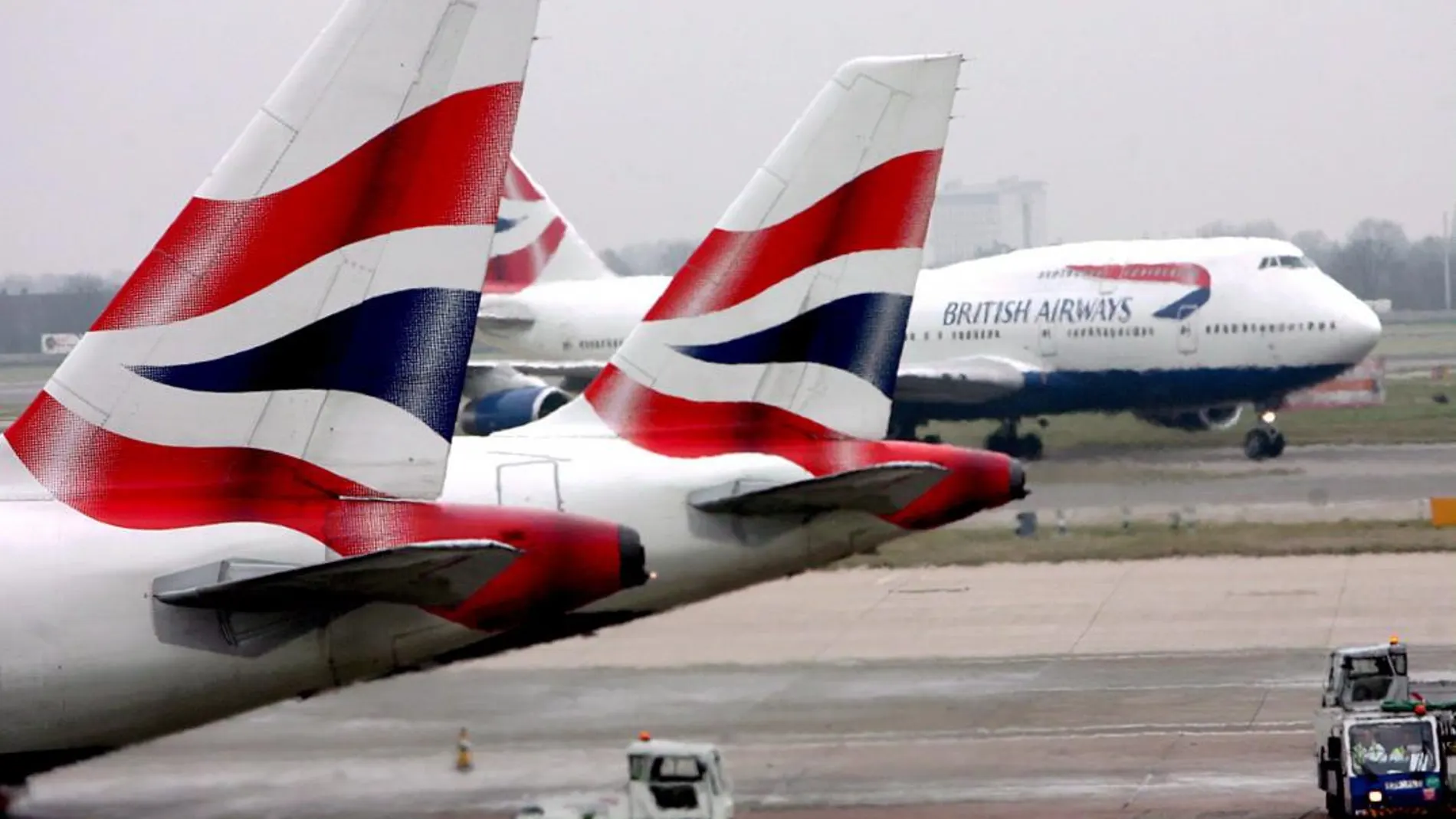 Imagen de archivo de un avión operado por la compañía British Airways