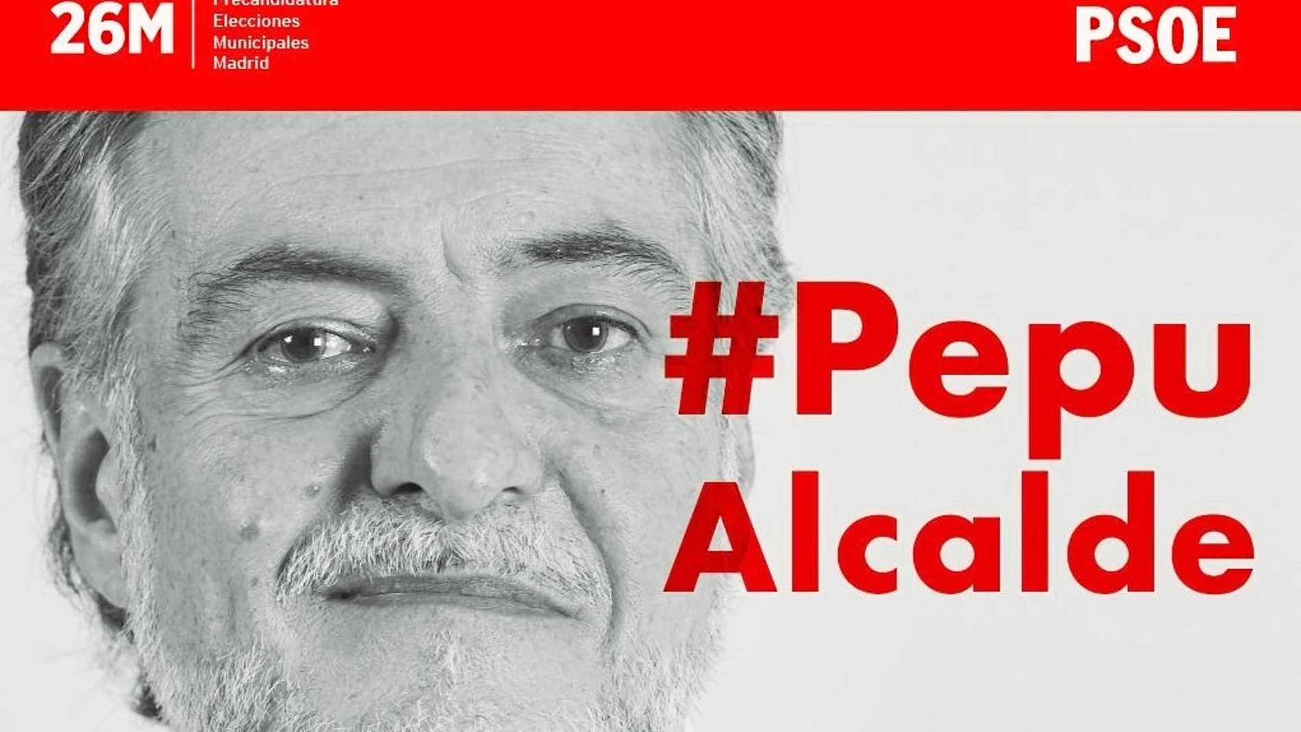 «Busco jugadores/as. ¿Quieres sumarte a mi equipo?», escribió ayer Pepu Hernández en su perfil de Twitter, con el que inicia su campaña de precandidato del PSOE al Ayuntamiento