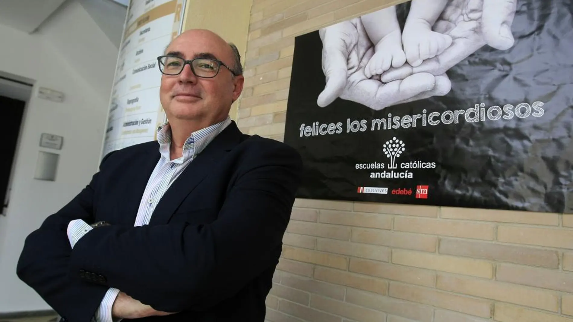 Carlos Ruiz es el secretario general de Escuelas Católicas de Andalucía
