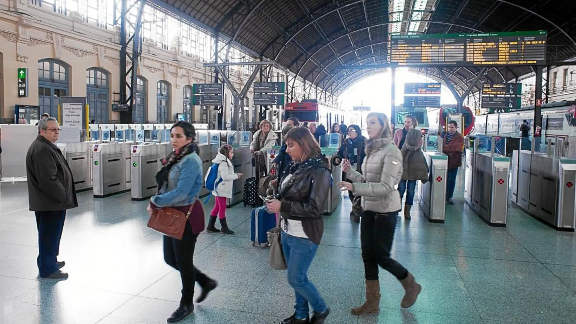 Imagen de la estación del norte de Valencia