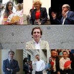 Villacís, Carmena, Gabilondo, Martínez Almeida, Garrido, Errejón y Aguado