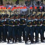 Desfile militar para conmemorar los 70 años desde el final de la Segunda Guerra Mundial en Asia.