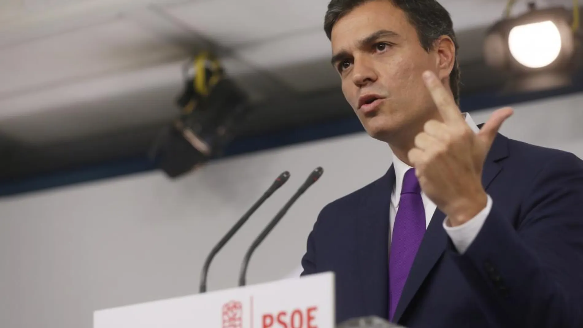 El secretario general del PSOE, Pedro Sánchez