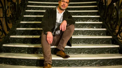 El presidente de la SGAE, José Ángel Hevia, el pasado mes de octubre