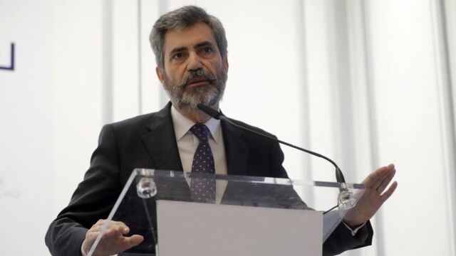 El presidente del Consejo General del Poder Judicial (CGPJ) y del Tribunal Supremo, Carlos Lesme