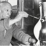 Una imagen de Pablo Picasso como ceramista.