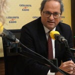 Quim Torra, durante la entrevista