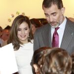 Los Reyes Felipe y Letizia