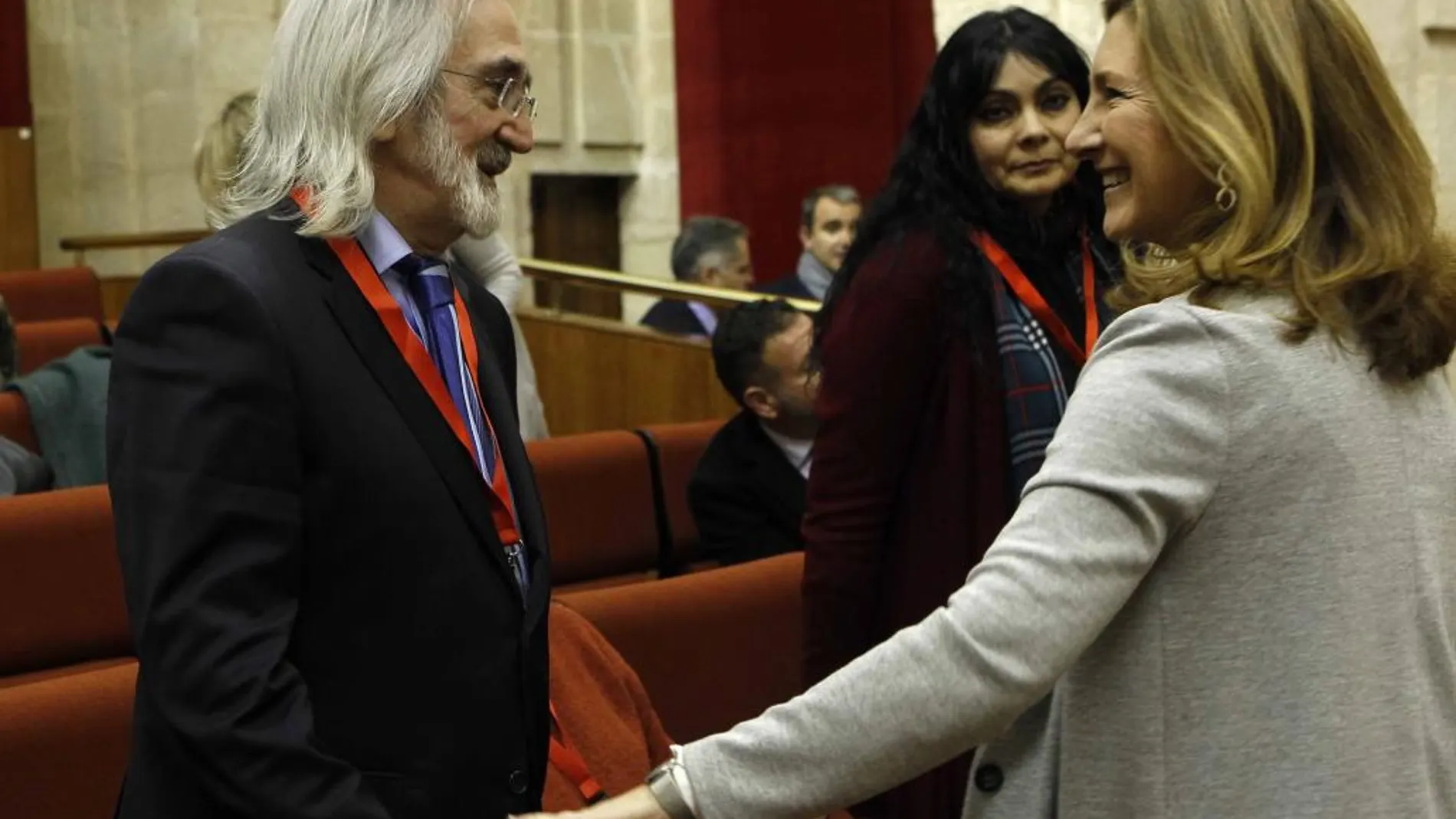 Antonio Guerrero, el miércoles en el Parlamento andaluz