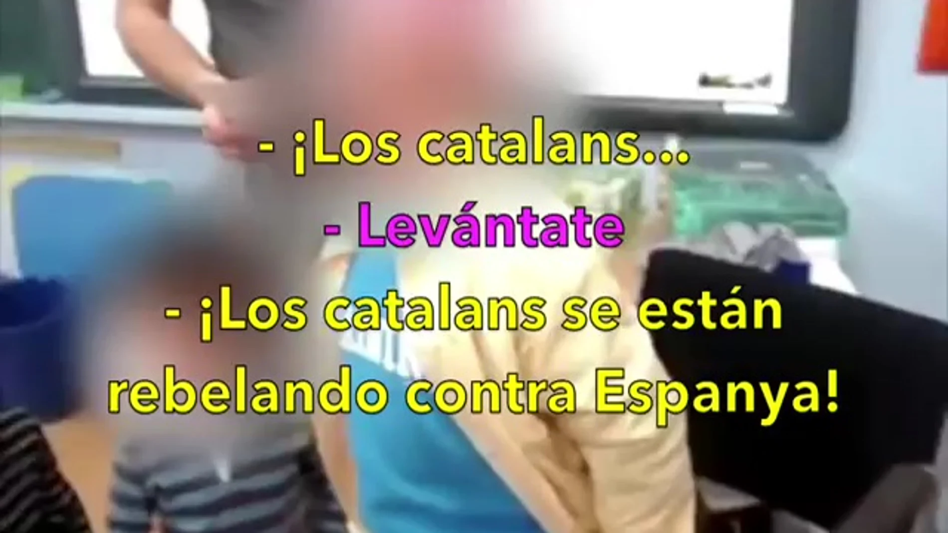 Así se adoctrina en el odio a España a niños de seis años en un colegio catalán