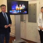 Francisco Vázquez hace balance cultural junto a la diputada Sara Dueñas