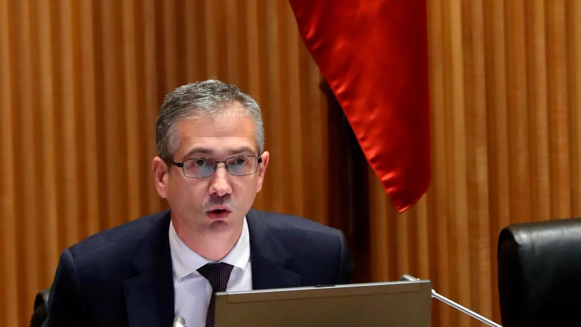 El gobernador del Banco de España, Pablo Hernández de Cos, comparece en la Comisión de Presupuestos