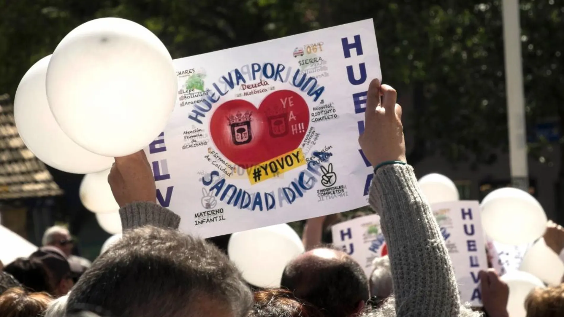 Una de las manifestaciones “por una sanidad digna” / Foto: Efe