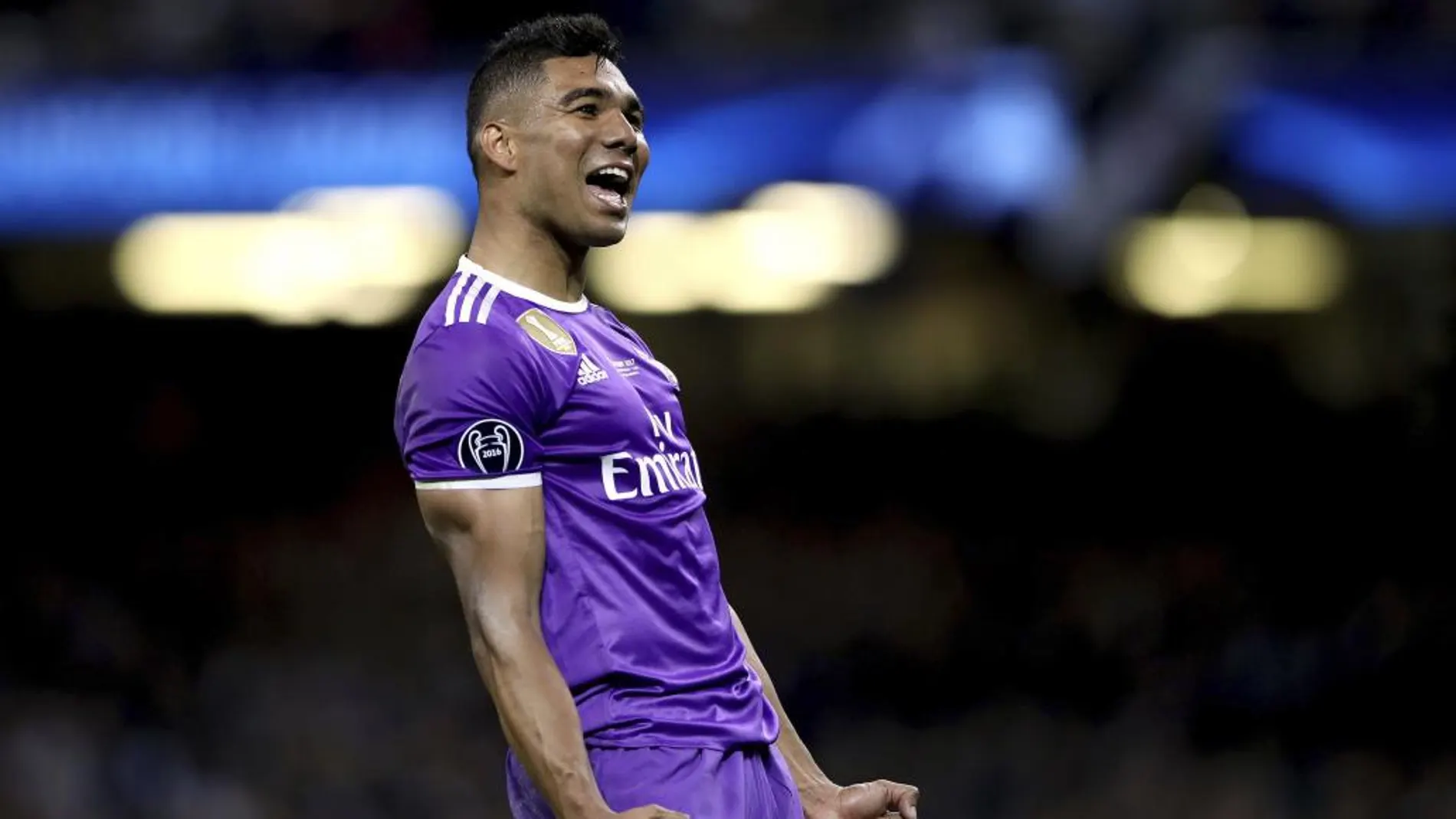 Casemiro celebra su gol