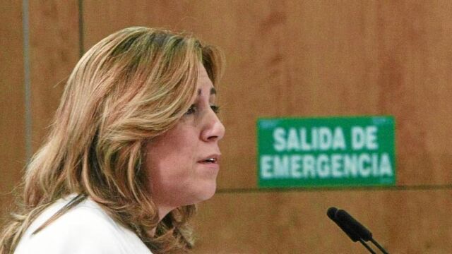 La presidenta de la Junta de Andalucía, Susana Díaz