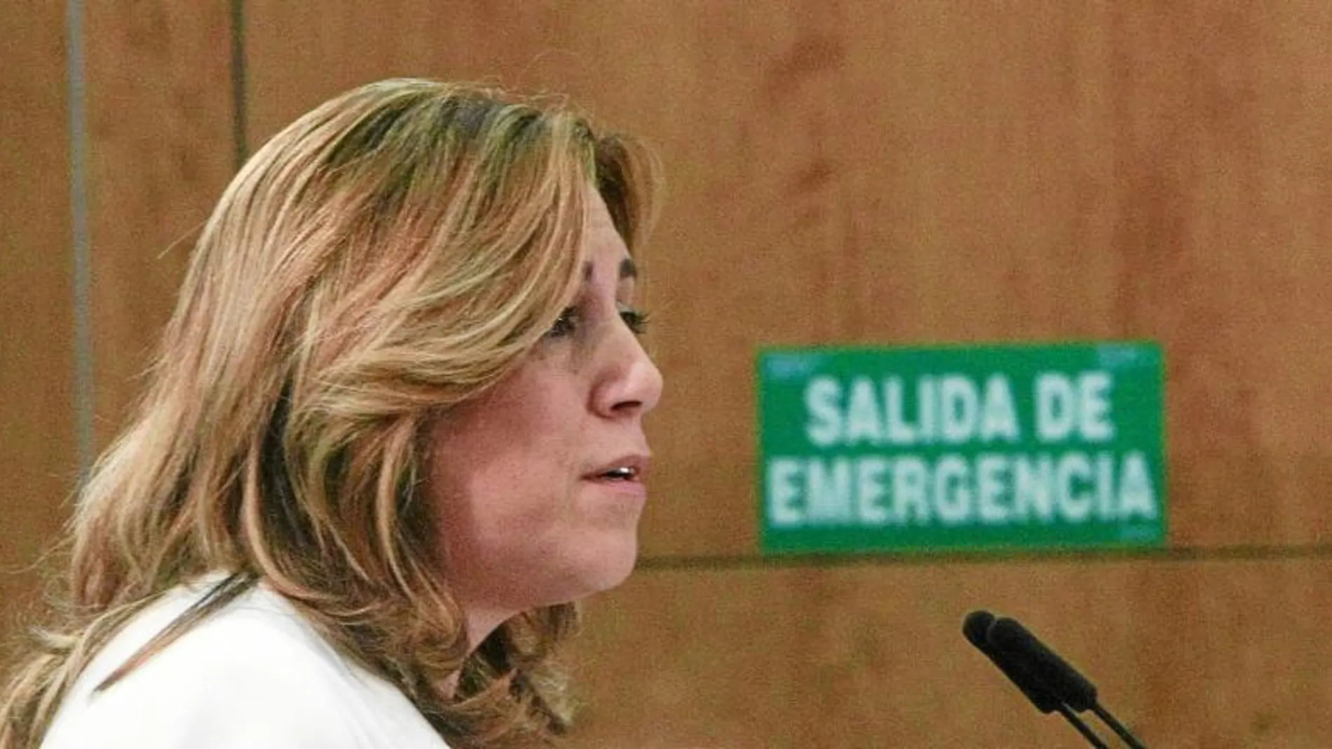 La presidenta de la Junta de Andalucía, Susana Díaz