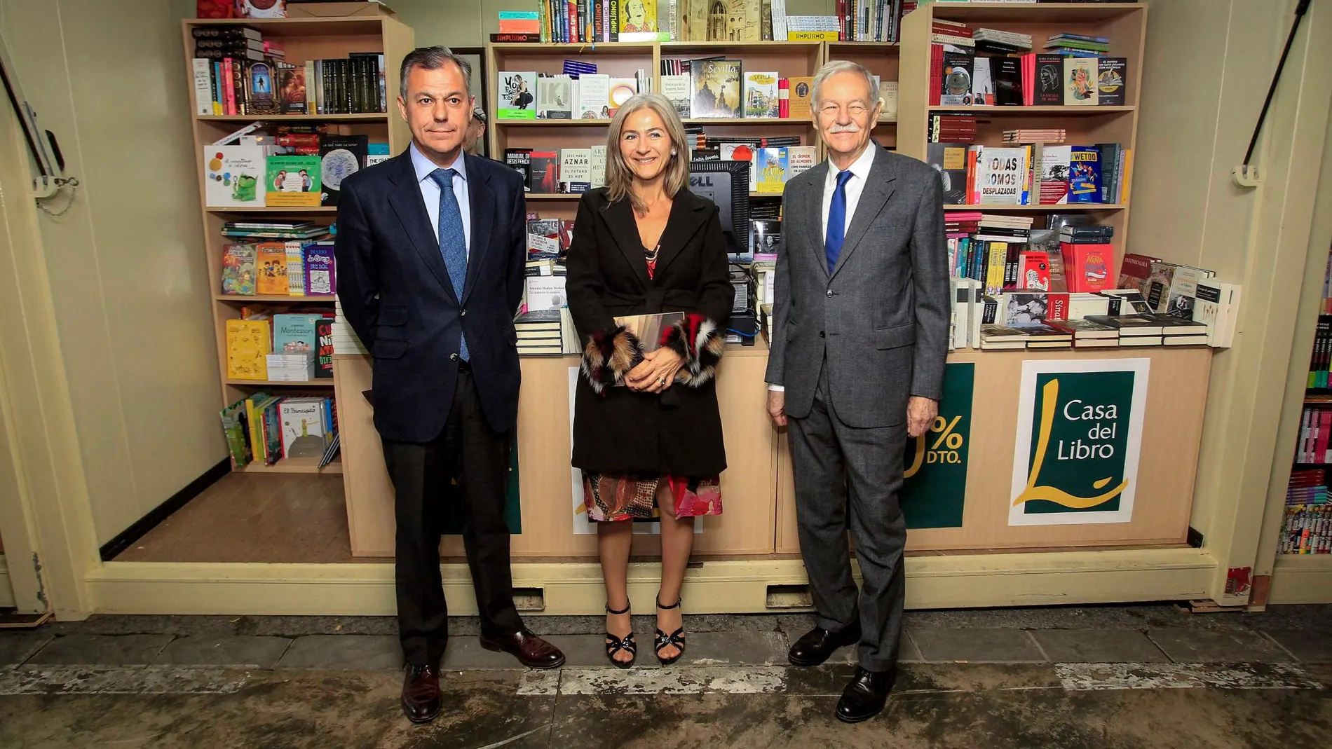 José Luis Sanz, Patricia del Pozo y Eduardo Mendoza / Foto: Manuel Olmedo