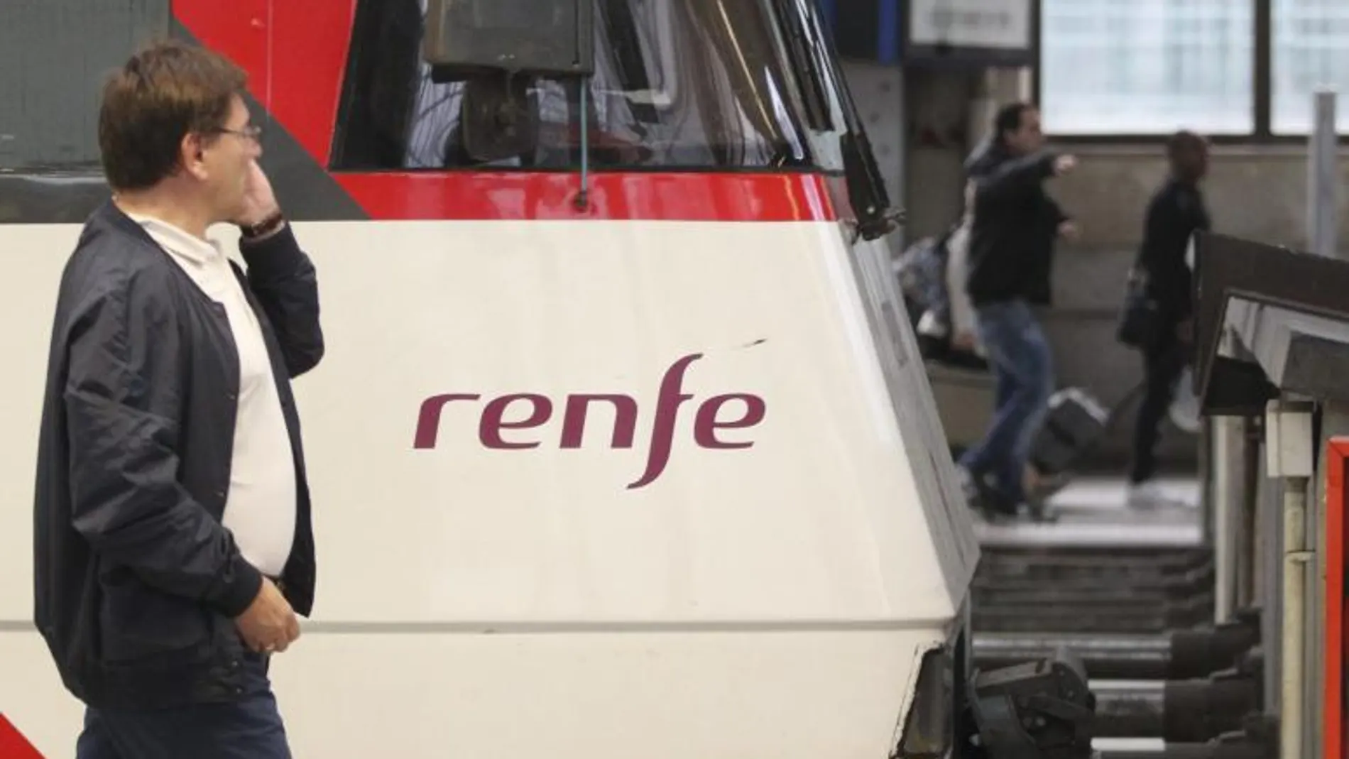 Topes donde ha chocado el tren de cercanías de Renfe en la estación de Abando Indalecio Prieto