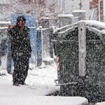 Primera nevada del año en la capital soriana