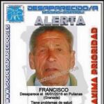 Concluye sin éxito la búsqueda del anciano desaparecido el día 6 en Granada