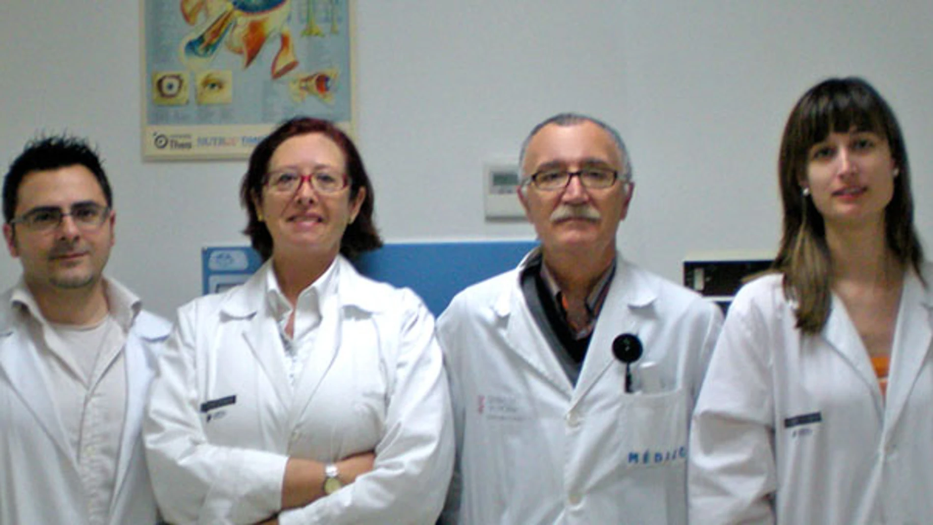 Los responsables de la Unidad de Investigación Oftalmológica “Santiago Grisolía”