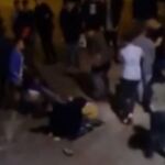 Momentos de la agresión a los jóvenes