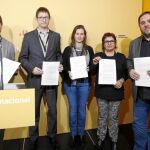 Los miembros electos de ERC firmaron el nuevo compromiso ético del partido