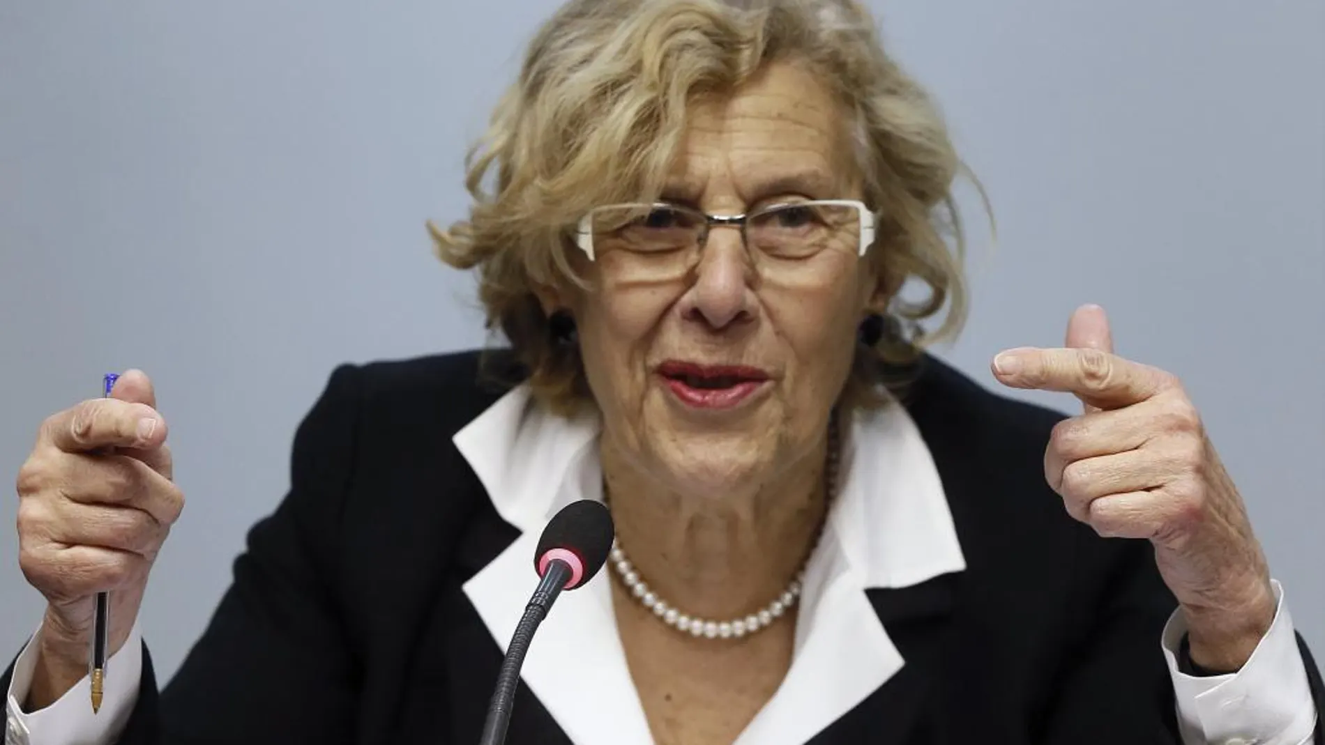 La alcaldesa de Madrid, Manuela Carmena