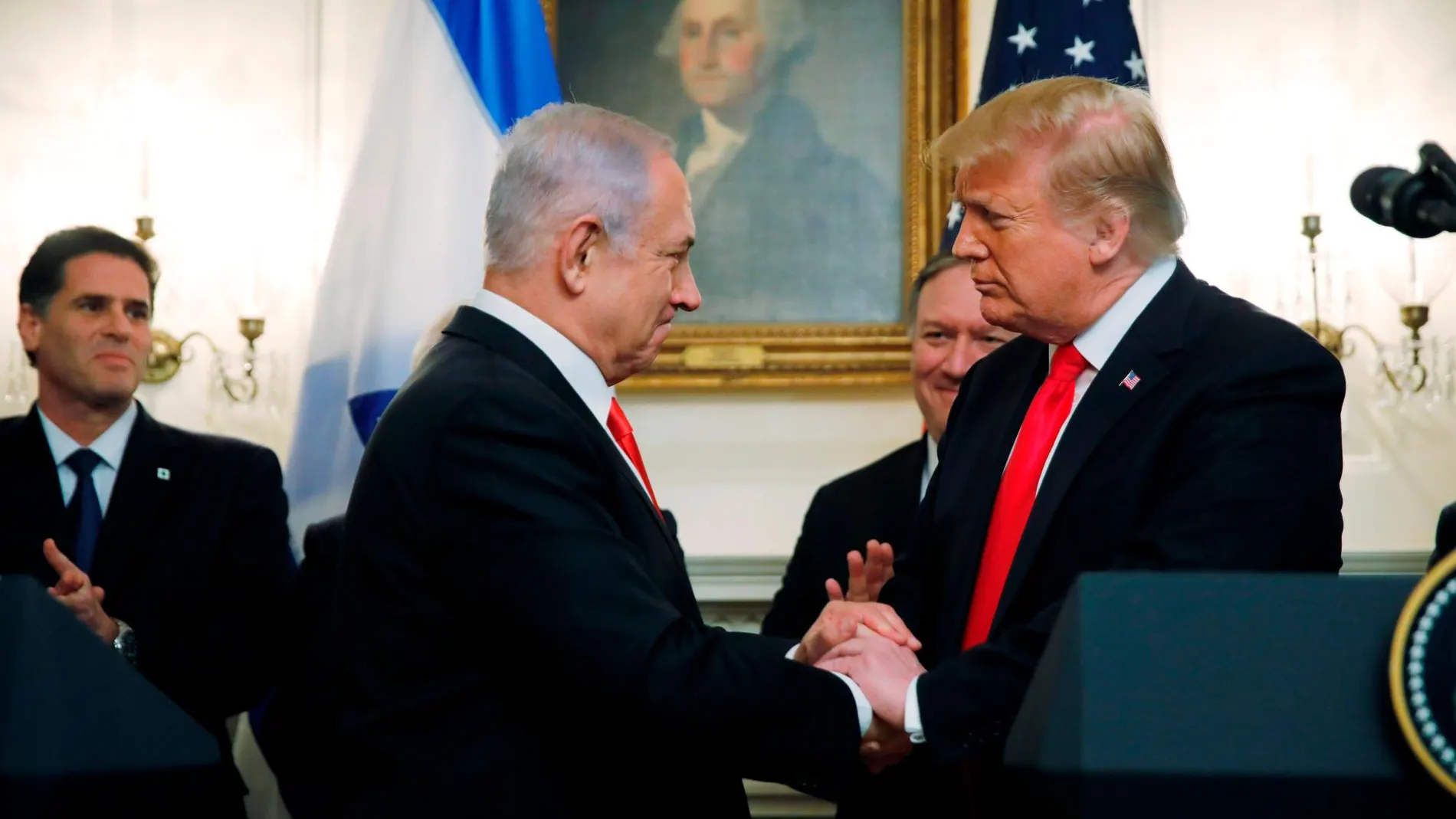 Donald Trump y Benjamin Netanyahu, en la Casa Blanca