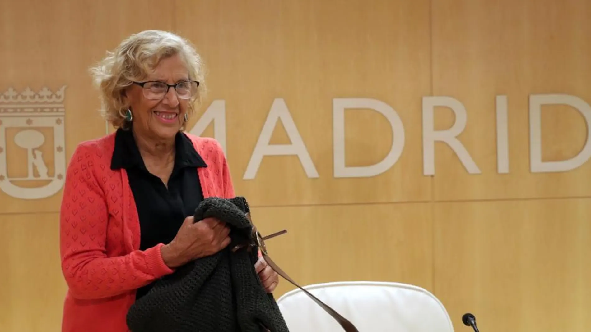 La alcaldesa de Madrid, Manuela Carmena, el pasado lunes / Foto: Efe