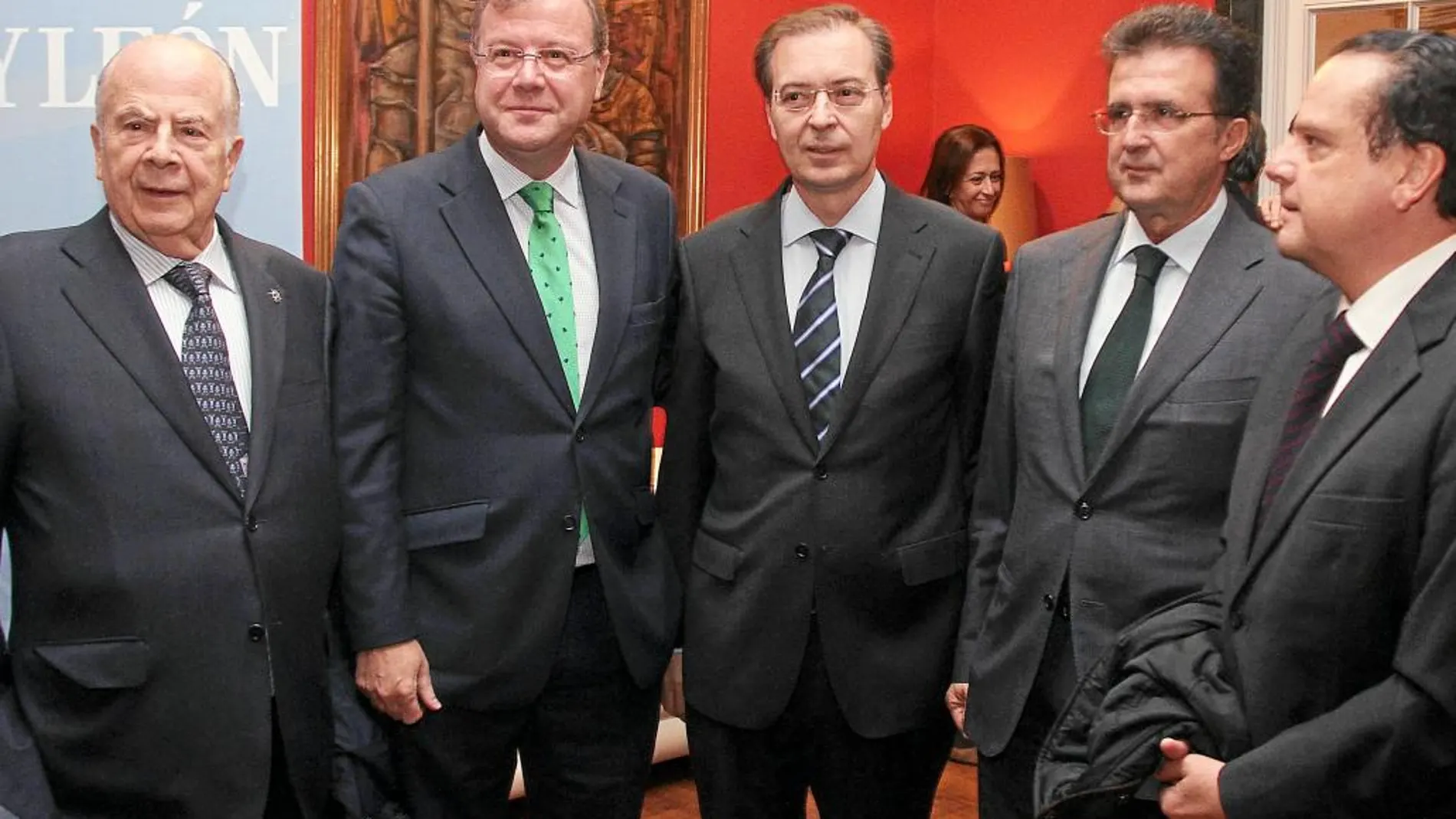 Germán Barrios, Javier Amoedo, Antonio Silván José Luis Ulibarri y Mario Amilivia