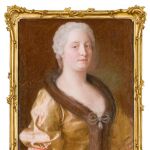 Este retrato fue el resultado del encuentro entre Maria Teresa y el pintor Jean-Étienne Liotard. La obra es uno de los principales reclamos de estas muestras