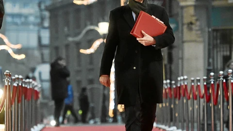 Jeremy Hunt, ministro de Exteriores británico, ayer en Bucarest