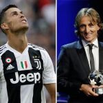 Cristiano Ronaldo y Luka Modric / Ap