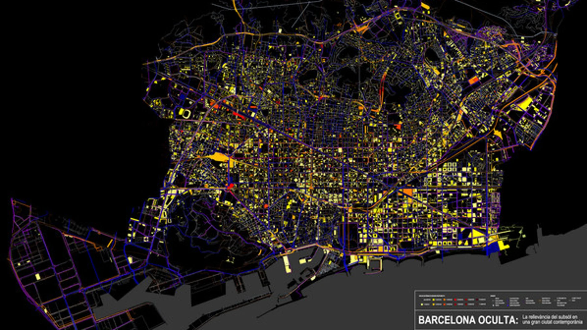 El plano de la Barcelona oculta 2015