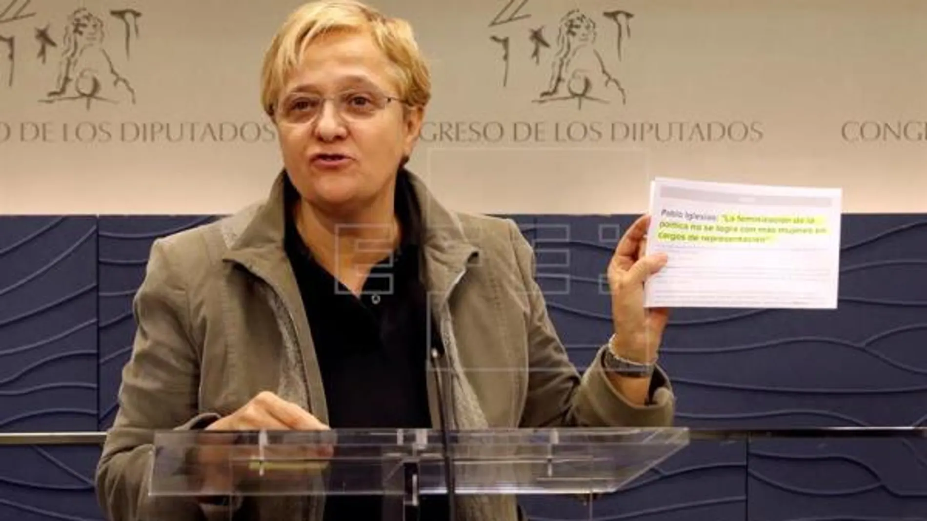 Ángeles Álvarez, portavoz de Igualdad del PSOE