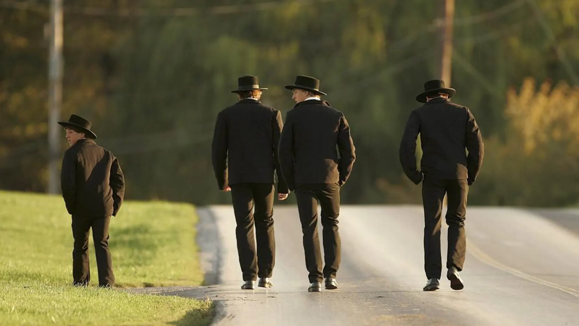 Una familia amish en Pensilvania