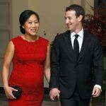 Zuckerberg y su esposa en una visita a la Casa Blanca