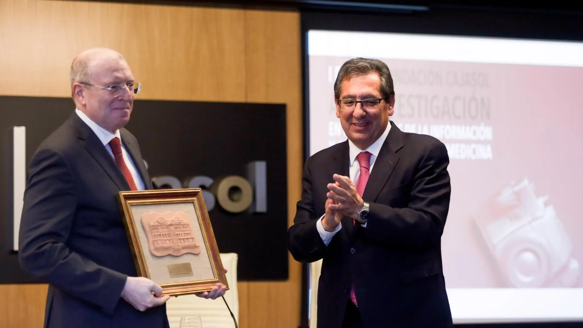 Entrega del premio a Joaquín Dopazo / Foto: Ke-Imagen