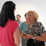 La directora de Talía aprovechó la visita de Carmena al centro cultural de Sanchinarro para solicitarle una reunión con el fin de que conozca el proyecto de esta asociación y no les expulse