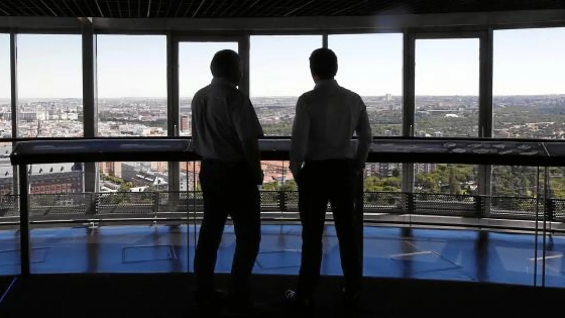 En el mirador se puede disfrutar de una vista panorámica de Madrid de 100 kilómetros a la redonda