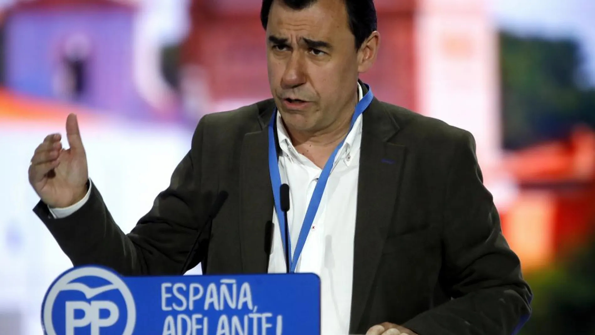Fernando Martínez-Maillo, durante su intervención enl XVIII Congreso nacional del partido
