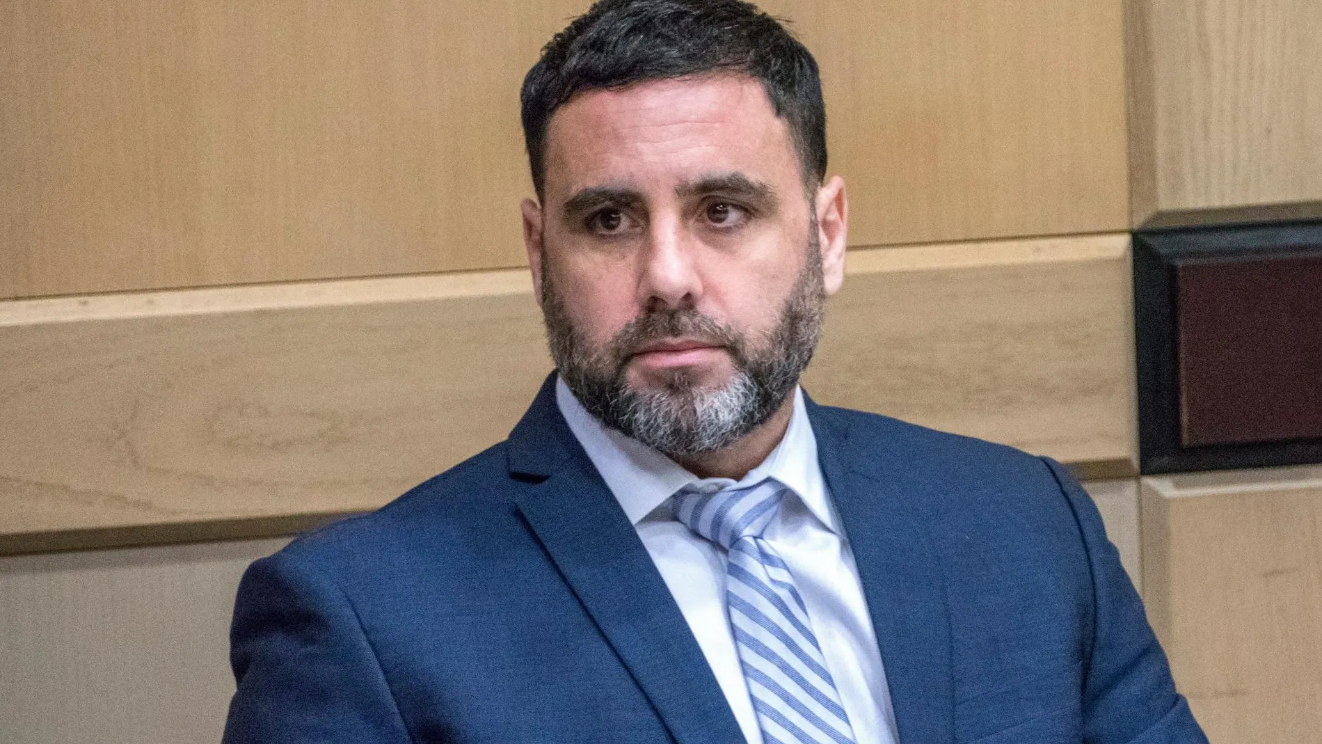 Pablo Ibar, durante una de las jornadas del juicio