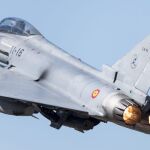 Un Eurofighter del Ejército del Aire.